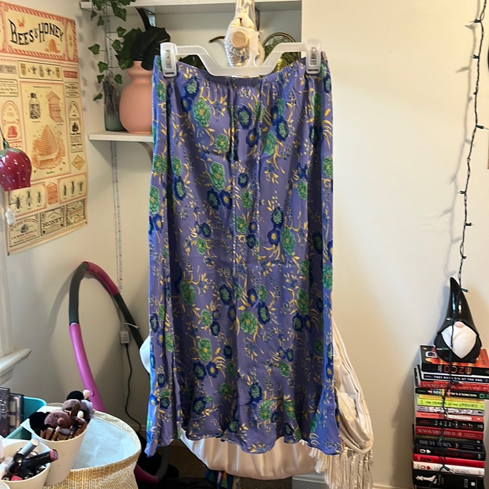Floral Womens Large long skirt